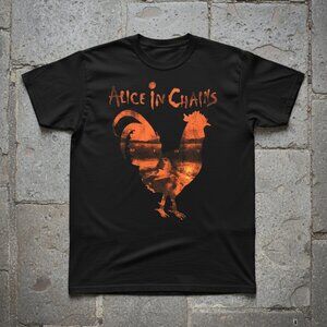 Alice in Chains Rooster Graphic T-Shirt | Vintage Grunge Rock Band Tee